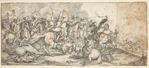 Ridtävling av Adam Frans van der Meulen