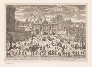 Utsikt över Porte Saint-Antoine La Porte St. Anthoine (...) (titel på objekt)