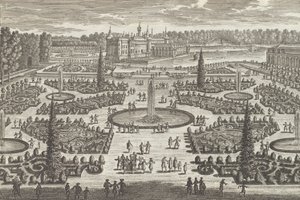 Orangeriets Parterre i Chantilly, 1680-talet, 1680-talet. av Adam Perelle