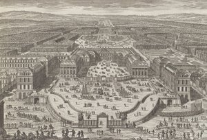 Allmän syn på slottet i Versailles, 1680-talet, 1680-talet.