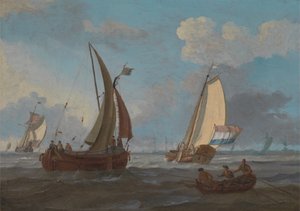 Holländsk sjöfart från de låga länderna, 1700-talet.