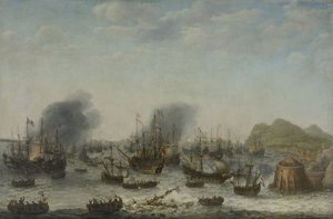 Sjöstrid nära Gibraltar den 25 april 1607, 1639