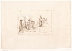 Den tilltalade ställdes inför sina domare Sex tryck efter teckningar av Rembrandt, förvarade i Hofbibliothek i Wien (serietitel) Sex estampes gravées d