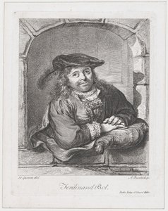 Porträtt av Ferdinand Bol, 1803-08. av Adam von Bartsch
