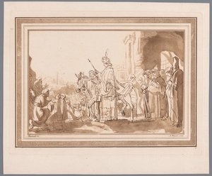 Salomo rider på Davids åsna Tryck efter teckningar av Rembrandt förvarade i Hofbibliothek i Wien (serietitel) Recueil d