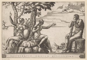 Hercules op de tweesprong Det svåraste beslutet av alla (titel på objekt)