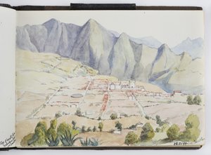 Skissbok med ritningar och anteckningar, Nord- och Sydamerika (inklusive Mexiko) av Adela Breton