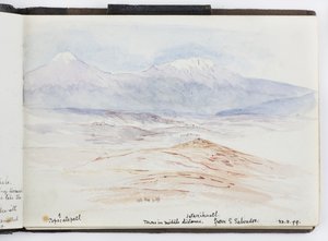 Skissbok med ritningar och anteckningar, Nord- och Sydamerika (inklusive Mexiko) av Adela Breton
