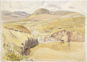 Alberea, nära Santiago del Valle, Guanajuato, Mexiko (akvarell) av Adela Breton