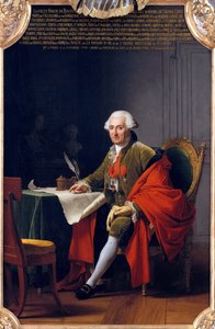 Charles-Roger, prins av Bauffremont 1713-1795 av Adelaide Labille Guiard
