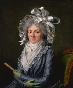 Porträtt av Madame de Genlis av Adelaide Labille Guiard