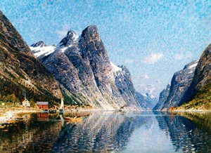 En norsk fjordscen