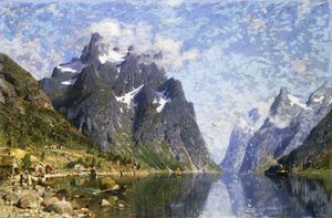 Hardangerfjorden, Norge,