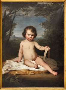 Young Saint John (olja på duk)