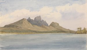 "Bora bora, SE-sidan, innanför revet, 5 september 1849 [Sällskapsöarna]