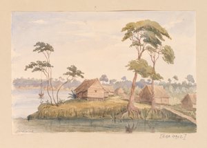 Sarawak från Västindien, Nordamerika och Borneo klippbok av Admiral Sir Edward Gennys Fanshawe