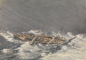 "Storm vid Mazatlan [Mexiko] den 28 oktober 1851