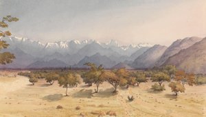 "Två mil från Santa Rosa [Chile], 14 januari 1851 [med Anderna och Aconcagua] av Admiral Sir Edward Gennys Fanshawe