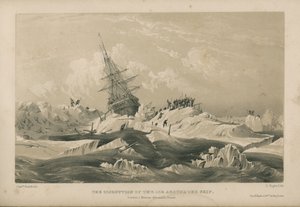 Störningen av isen runt fartyget av Admiral William Henry Smyth