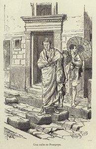 En gata i Pompeji