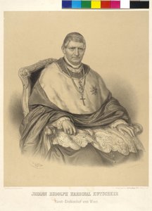 Johann Rudolf kardinal Kutschker prins ärkebiskop av Wien av Adolf Dauthage