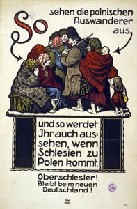 Tysk antipolsk affisch