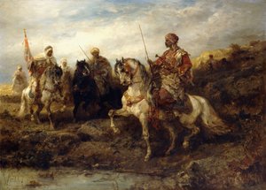 Arabiska krigare till häst,