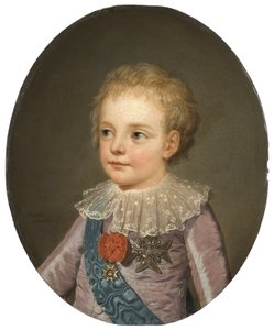 Louis Joseph Xavier Francois de Bourbon (1781-1789), Dauphin av Frankrike, av Wertmueller, Adolf Ulrik (1751-1811). Olja på duk