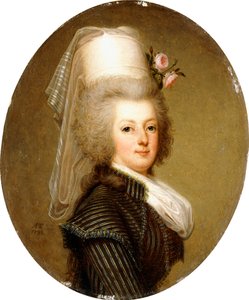 Porträtt av drottning Marie Antoinette, 1793 av Adolf Ulrich Wertmuller