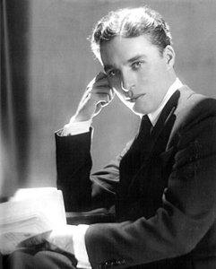 Porträtt av Charlie Chaplin