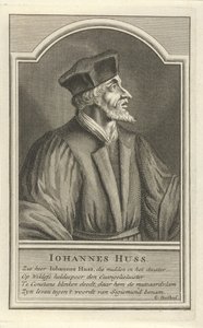 Porträtt av John Hus, ca. 1710
