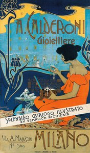 Till Calderoni Jeweller, Milano av Adolfo Hohenstein