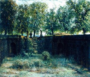 Nymphaeum i Zwinger i Dresden, 1850 av Adolph Menzel