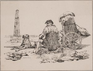 Handlaren och hans hund av Johan Adolph Kittendorff