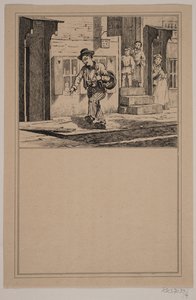 De drunknade. Nej. 3. i Chr. Winther och M. Rørbye, "25 bilder för små barn" av Johan Adolph Kittendorff
