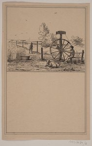 Repdödaren. Nej. 5 i Chr. Winther och M. Rørbye, "25 bilder för små barn" av Johan Adolph Kittendorff
