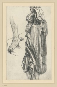 Christophorus, apostelmästaren från Freiberg, i Dresden av Adolph Menzel