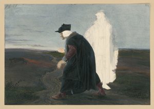 Faust och Wagner av Adolph Menzel