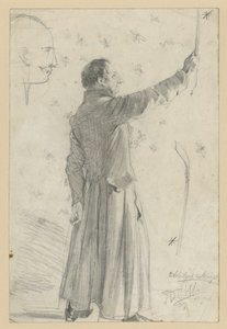Distriktsdomare Karl Martini av Adolph Menzel
