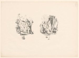 Konstnär under utbildning av Adolph Menzel