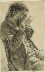 Läsande man av Adolph Menzel
