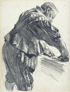 Modell i en festklänning tillhörande kurfursten Johann Georg I av Sachsen på Historiska museet i Dresden av Adolph Menzel