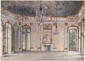 Sal i slottet Rheinsberg av Adolph Menzel