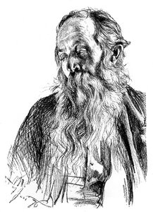Studie av en jude, c1880-1882 av Adolph Menzel