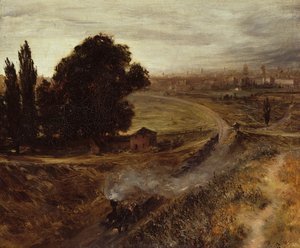 Järnvägen Berlin-Potsdam, 1847 av Adolph Menzel