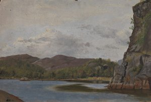 Från kusten nära Mandal av Adolph Tidemand