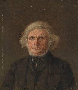 Gammal man, porträttstudie av Adolph Tidemand
