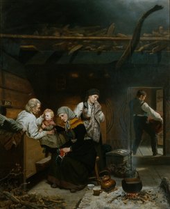Farfars välsignelse av Adolph Tidemand