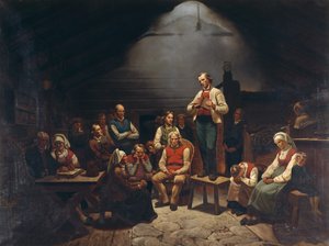 Haugianer av Adolph Tidemand