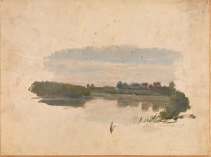 Landskapsstudie av Adolph Tidemand